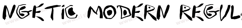 Ngetic Modern Regula字体转换